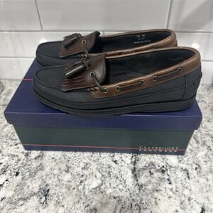 Claybrookee  Men's 138 Scuff‎ Black/brown Loafers Size  10M NIB